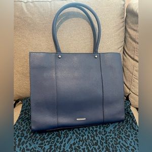 Rebecca Minkoff Navy Blue Tote Bag with Dust Bag